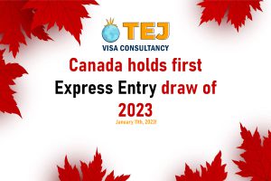 Canada holds the first Express Entry draw of 2023 on January 11th, 2023!