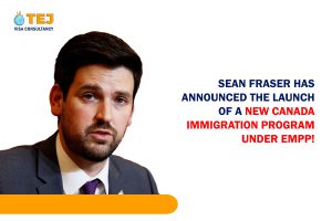 Sean Fraser to announce a new Canada immigration program under EMPP